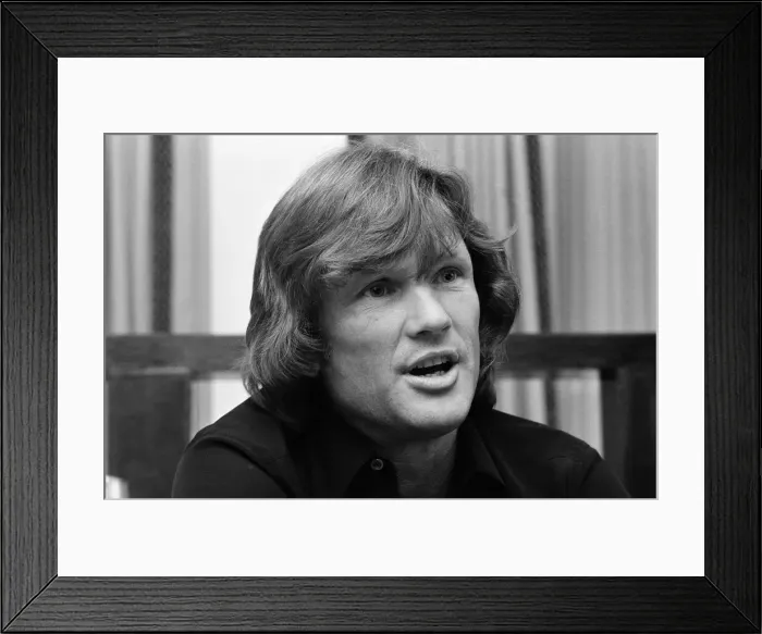 Framed Print : Kris Kristofferson in London. 29th March 1978 Framed Print : Kris Kristofferson in London. 29th March 1978