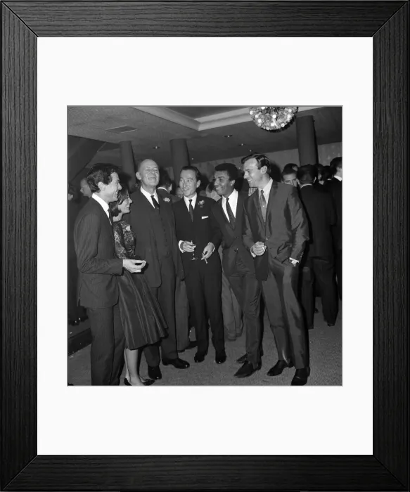 Framed Print : The opening of a new record company Music For Pleasure
