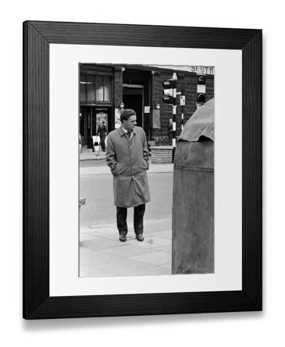 Framed Print : Actor Richard Burton pictured in London during the filming of