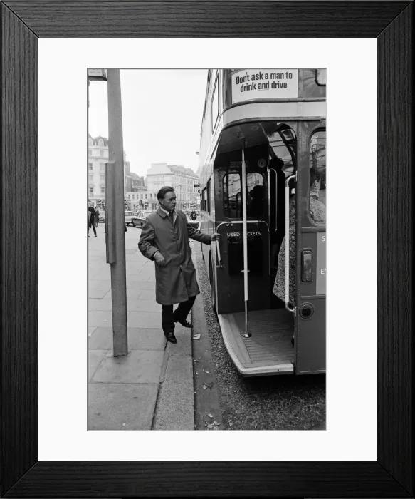 Framed Print : Actor Richard Burton pictured in London during the filming of Framed Print : Actor Richard Burton pictured in London during the filming of