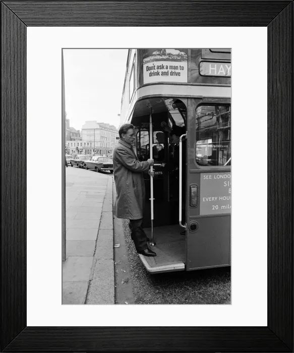 Framed Print : Actor Richard Burton pictured in London during the filming of Framed Print : Actor Richard Burton pictured in London during the filming of