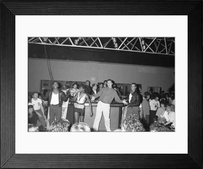 Framed Print : The Hitman Roadshow came to Hinckley in early May 1989 at the Ritzy nightclub Framed Print : The Hitman Roadshow came to Hinckley in early May 1989 at the Ritzy nightclub