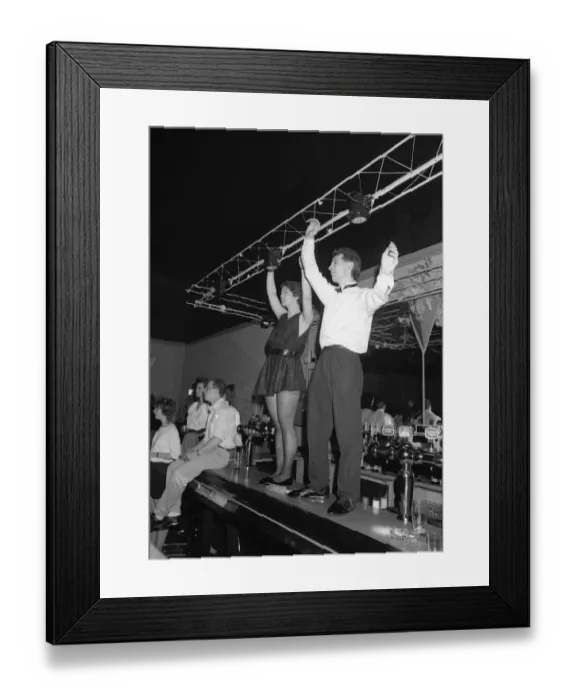 Framed Print : The Hitman Roadshow came to Hinckley in early May 1989 at the Ritzy nightclub Framed Print : The Hitman Roadshow came to Hinckley in early May 1989 at the Ritzy nightclub