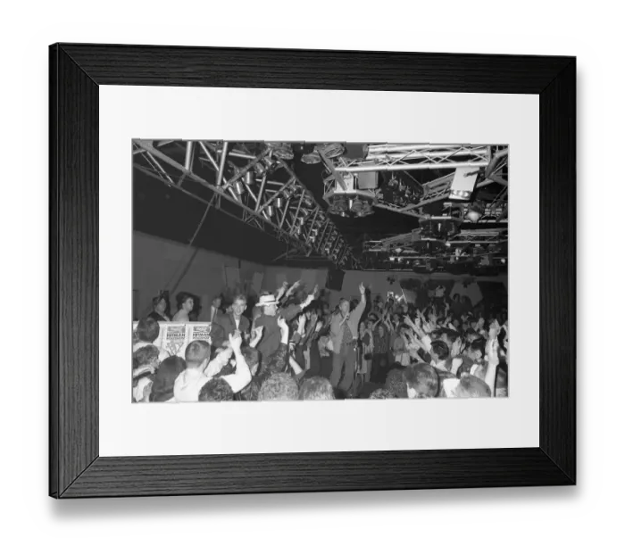 Framed Print : The Hitman Roadshow came to Hinckley in early May 1989 at the Ritzy nightclub