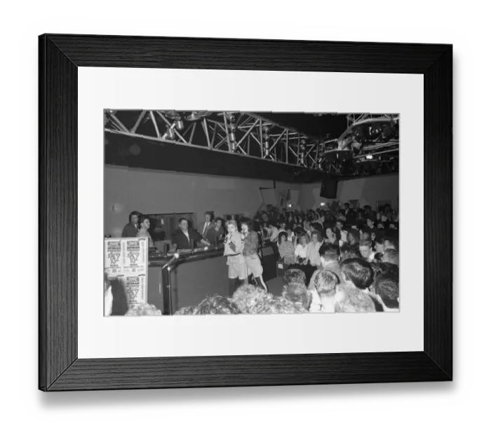 Framed Print : The Hitman Roadshow came to Hinckley in early May 1989 at the Ritzy nightclub