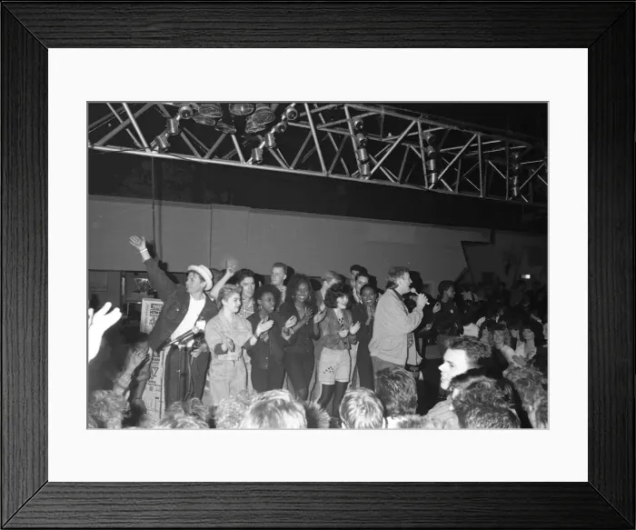 Framed Print : The Hitman Roadshow came to Hinckley in early May 1989 at the Ritzy nightclub Framed Print : The Hitman Roadshow came to Hinckley in early May 1989 at the Ritzy nightclub