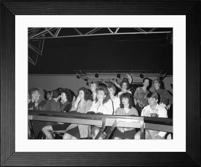Framed Print : The Hitman Roadshow came to Hinckley in early May 1989 at the Ritzy nightclub Framed Print : The Hitman Roadshow came to Hinckley in early May 1989 at the Ritzy nightclub