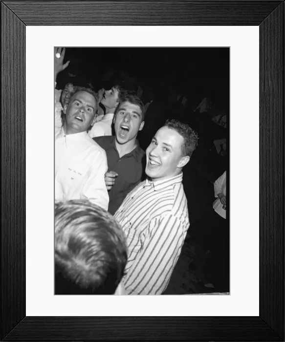 Framed Print : The Hitman Roadshow came to Hinckley in early May 1989 at the Ritzy nightclub