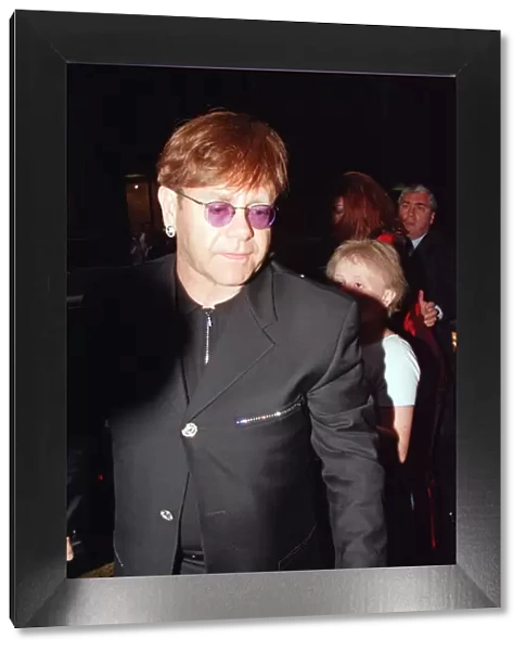 Elton John attends the 'Lord of Dance'premiere. 23rd July 1996