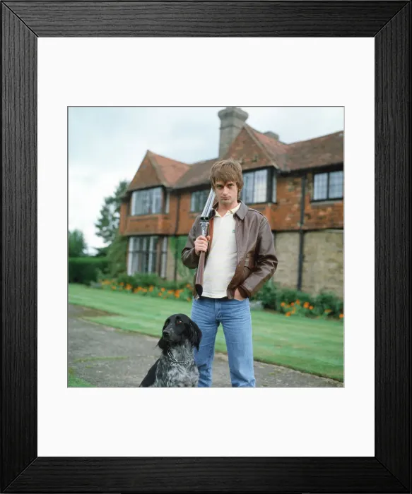 Framed Print : Mike Oldfield, pictured at home in Denham, Buckinghamshire Framed Print : Mike Oldfield, pictured at home in Denham, Buckinghamshire