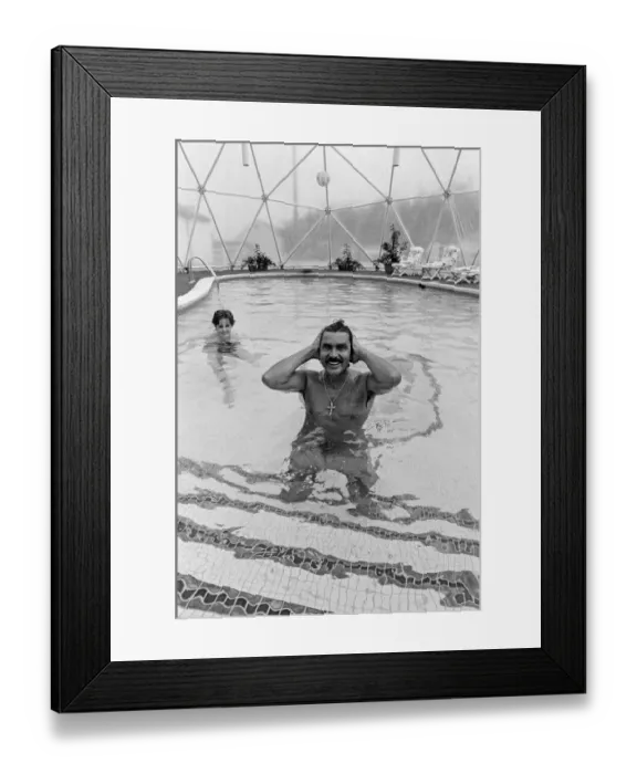 Framed Print : Pop singer Englebert Humperdinck is the first person in Britain to install a unique