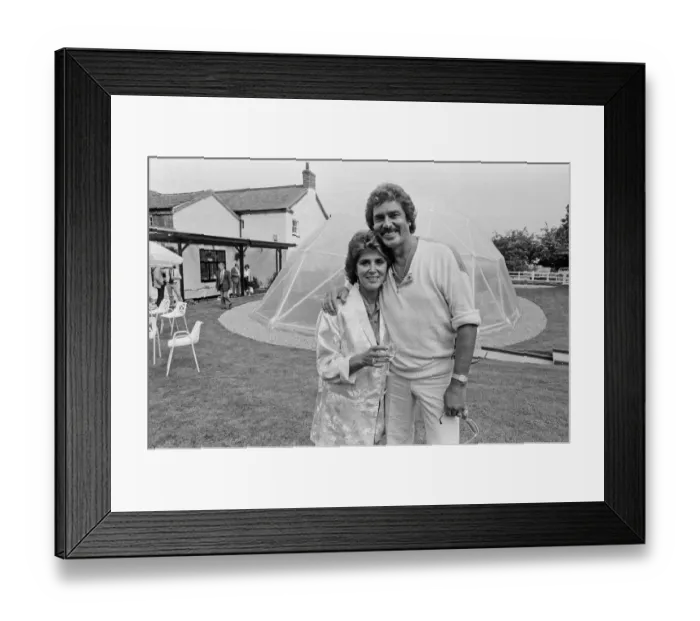 Framed Print : Pop singer Englebert Humperdinck is the first person in Britain to install a unique Framed Print : Pop singer Englebert Humperdinck is the first person in Britain to install a unique