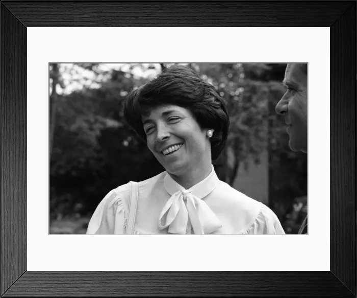 Framed Print : Mary Archer pictured days after the award of a record 00, 000 libel damages Framed Print : Mary Archer pictured days after the award of a record 00, 000 libel damages