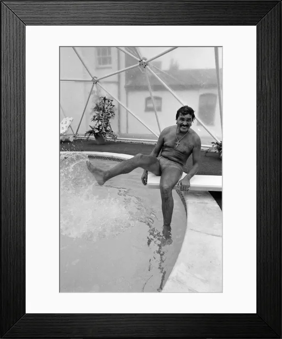 Framed Print : Pop singer Englebert Humperdinck is the first person in Britain to install a unique Framed Print : Pop singer Englebert Humperdinck is the first person in Britain to install a unique
