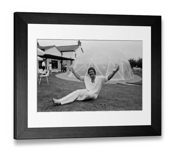 Framed Print : Pop singer Englebert Humperdinck is the first person in Britain to install a unique Framed Print : Pop singer Englebert Humperdinck is the first person in Britain to install a unique