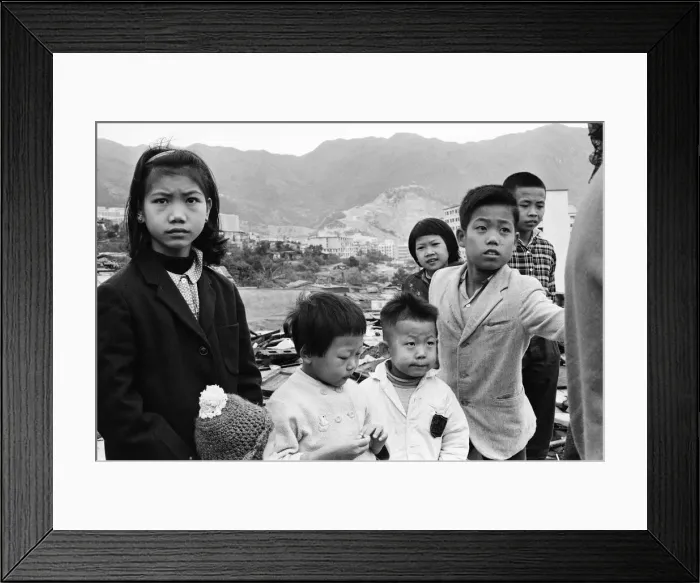 Framed Print : Life in 1960s Colonial Hong Kong, with a rapidly growing population of more than 4 Framed Print : Life in 1960s Colonial Hong Kong, with a rapidly growing population of more than 4