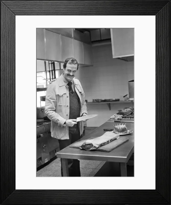 Framed Print : Actor John Cleese, pictured at The Midland hotel in Birmingham, The Midlands, England Framed Print : Actor John Cleese, pictured at The Midland hotel in Birmingham, The Midlands, England