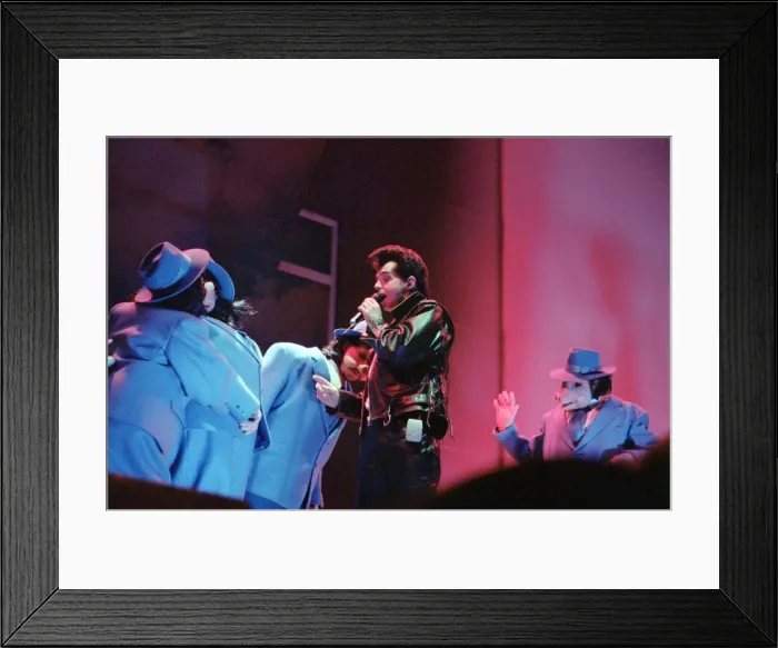 Framed Print : The Pet Shop Boys, performing at The Birmingham National Exhibition Centre Framed Print : The Pet Shop Boys, performing at The Birmingham National Exhibition Centre