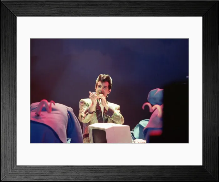 Framed Print : The Pet Shop Boys, performing at The Birmingham National Exhibition Centre