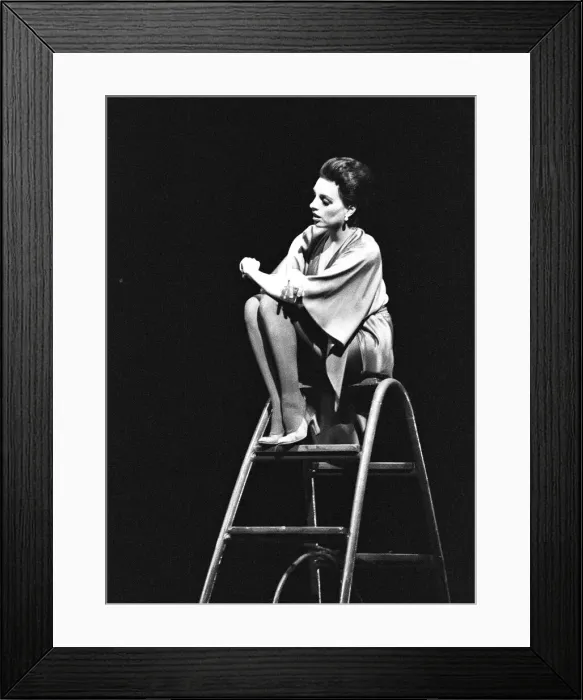 Framed Print : Liza Minnelli in her role as the storyteller on stage at the Royal Opera House Framed Print : Liza Minnelli in her role as the storyteller on stage at the Royal Opera House