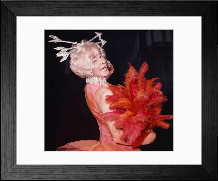 Framed Print : Actor Stanley Baxter as the Pantomime Dame in Jack and the Beanstalk Framed Print : Actor Stanley Baxter as the Pantomime Dame in Jack and the Beanstalk
