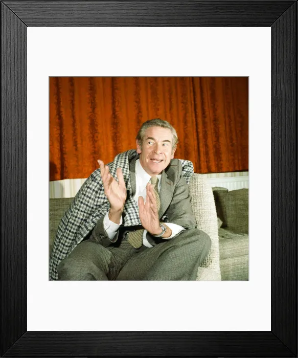 Framed Print : Actor and comedian Stanley Baxter. July 1980