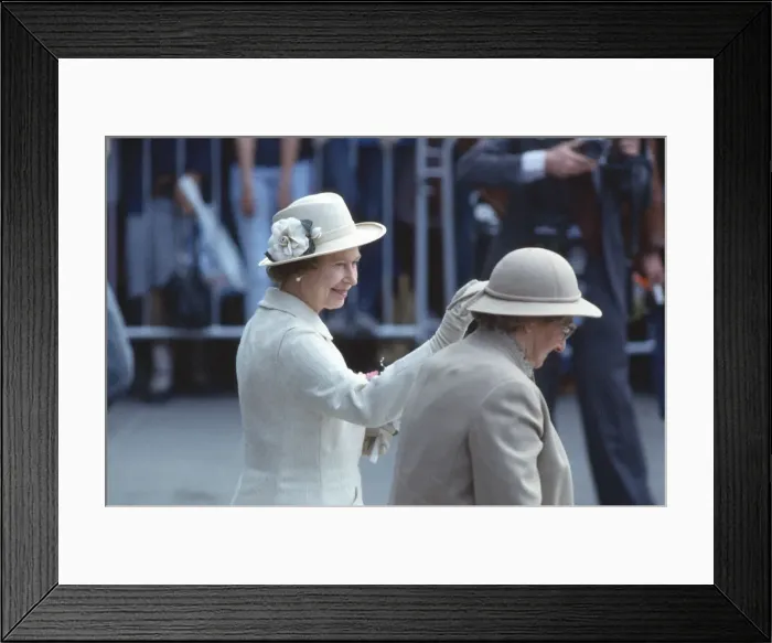 Framed Print : Queen Elizabeth II and Prince Philip, The Duke of Edinburgh visit Nottingham, England Framed Print : Queen Elizabeth II and Prince Philip, The Duke of Edinburgh visit Nottingham, England
