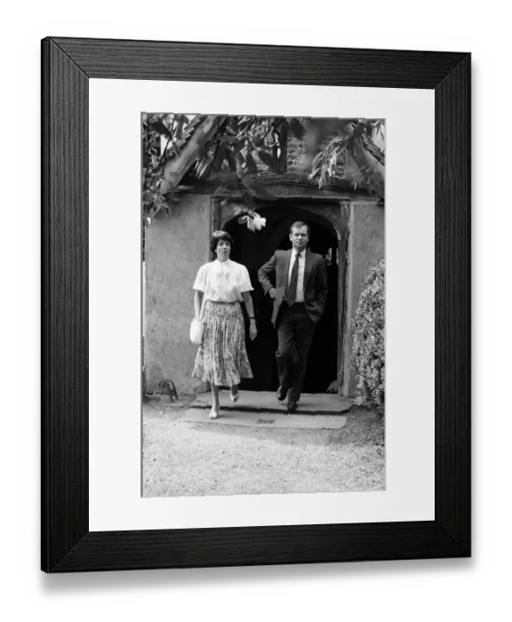 Framed Print : Mary and Jeffrey Archer pictured days after the award of a record 00, 000 libel damages