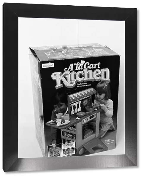 A La Carte Kitchen, toy kitchen made by Bluebird Toys. 16th December 1984