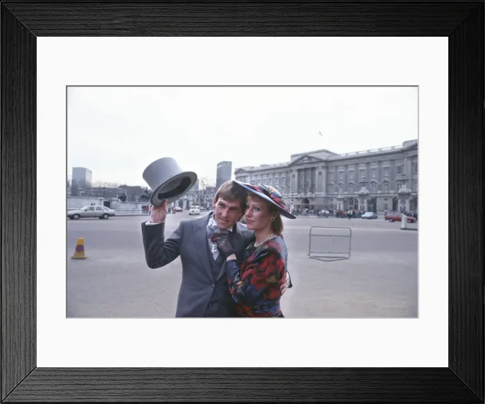 Framed Print : Liverpool Footballer Kenny Dalglish with his wife Marina son Paul Framed Print : Liverpool Footballer Kenny Dalglish with his wife Marina son Paul