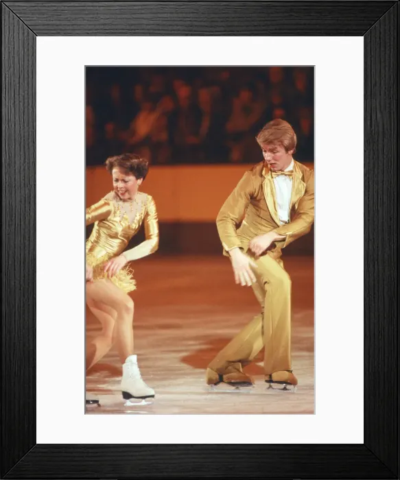 Framed Print : Jayne Torvill and Christopher Dean, (Torvill and Dean) appearing in 1982