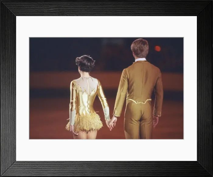Framed Print : Jayne Torvill and Christopher Dean, (Torvill and Dean) appearing in 1982