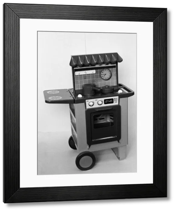 Framed Print : A La Carte Kitchen, toy kitchen made by Bluebird Toys. 16th December 1984 Framed Print : A La Carte Kitchen, toy kitchen made by Bluebird Toys. 16th December 1984