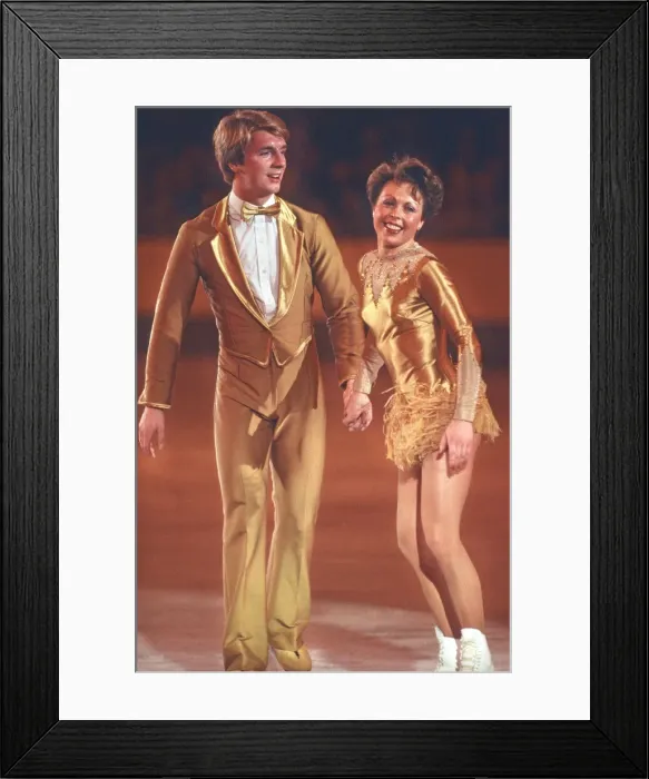 Framed Print : Jayne Torvill and Christopher Dean, (Torvill and Dean) appearing in 1982 Framed Print : Jayne Torvill and Christopher Dean, (Torvill and Dean) appearing in 1982