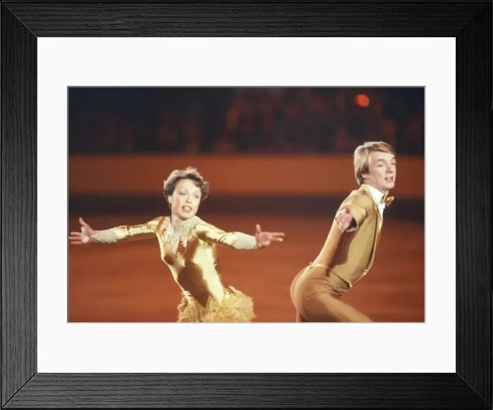 Framed Print : Jayne Torvill and Christopher Dean, (Torvill and Dean) appearing in 1982 Framed Print : Jayne Torvill and Christopher Dean, (Torvill and Dean) appearing in 1982