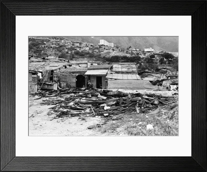 Framed Print : Life in 1960s Colonial Hong Kong, with a rapidly growing population of more than 4