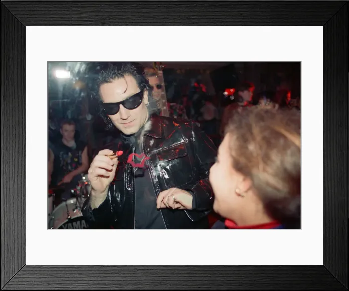 Framed Print : U2 filming the video for their single Even Better Than the Real Thing Framed Print : U2 filming the video for their single Even Better Than the Real Thing