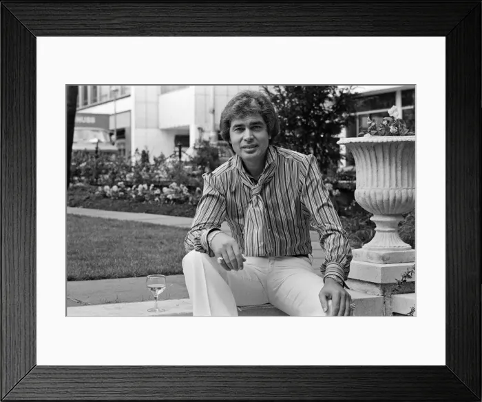 Framed Print : Pop singer Englebert Humperdinck at the Inn on the Park hotel minus his sideburns Framed Print : Pop singer Englebert Humperdinck at the Inn on the Park hotel minus his sideburns