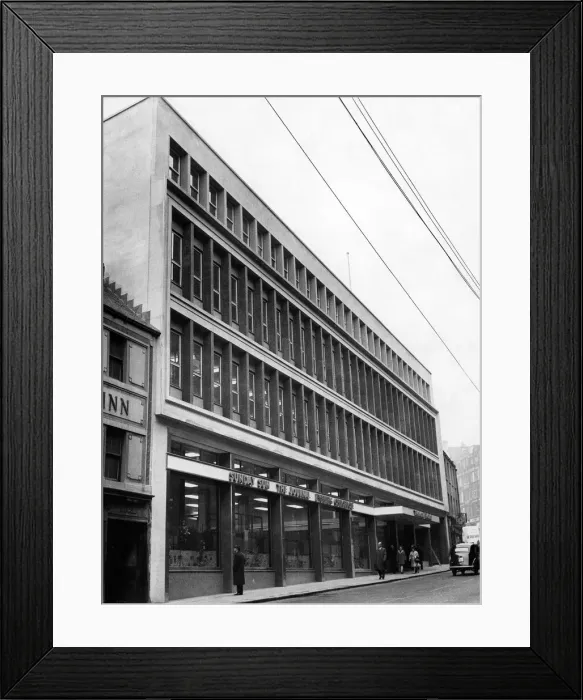 Framed Print : Exterior view of Thomson House, the home of the Chronicle, Journal and Sunday Sun Framed Print : Exterior view of Thomson House, the home of the Chronicle, Journal and Sunday Sun