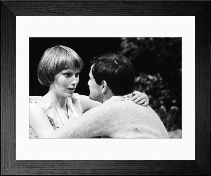 Framed Print : Mia Farrow is taking the part of Mary Rose at the Shaw Theatre, Euston Road Framed Print : Mia Farrow is taking the part of Mary Rose at the Shaw Theatre, Euston Road