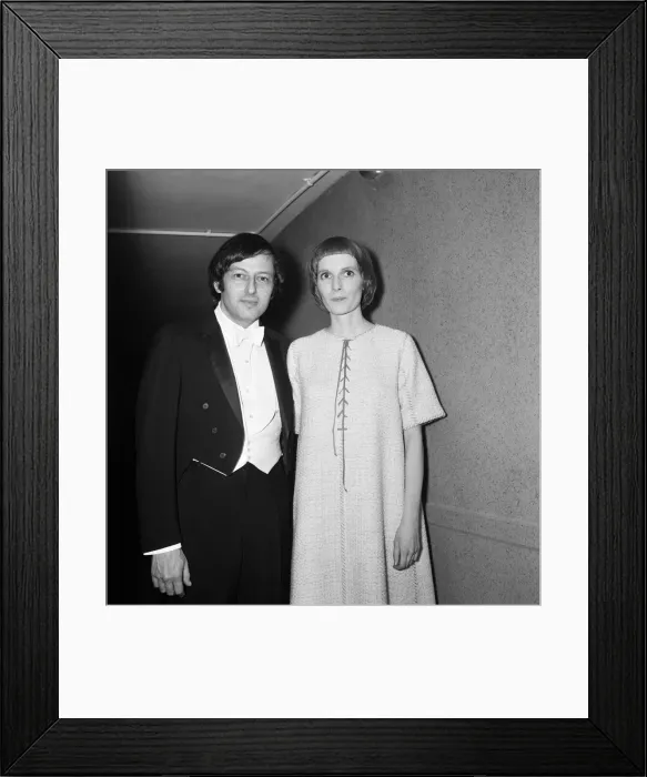 Framed Print : Actress Mia Farrow plays Joan of Arc at the Royal Albert Hall at a concert conducted by