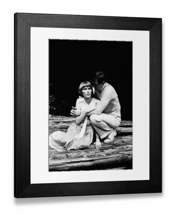 Framed Print : Mia Farrow is taking the part of Mary Rose at the Shaw Theatre, Euston Road Framed Print : Mia Farrow is taking the part of Mary Rose at the Shaw Theatre, Euston Road