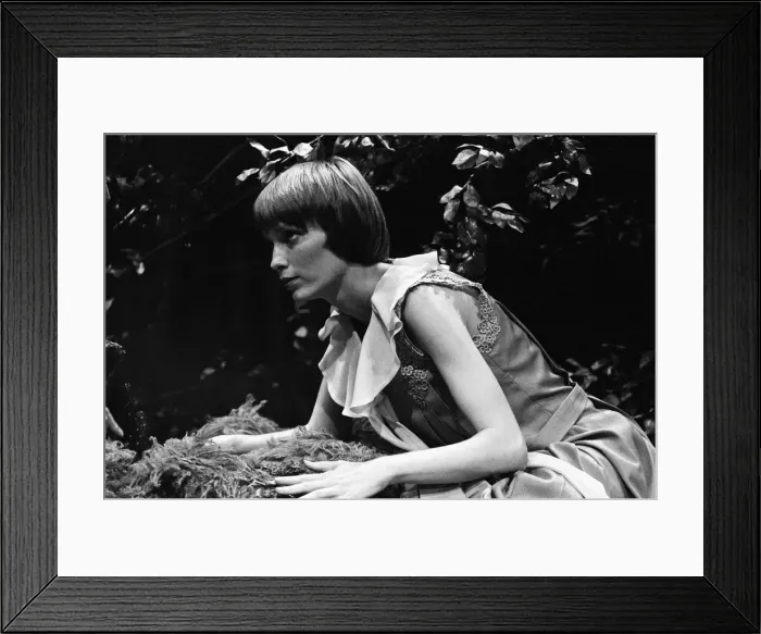Framed Print : Mia Farrow is taking the part of Mary Rose at the Shaw Theatre, Euston Road Framed Print : Mia Farrow is taking the part of Mary Rose at the Shaw Theatre, Euston Road