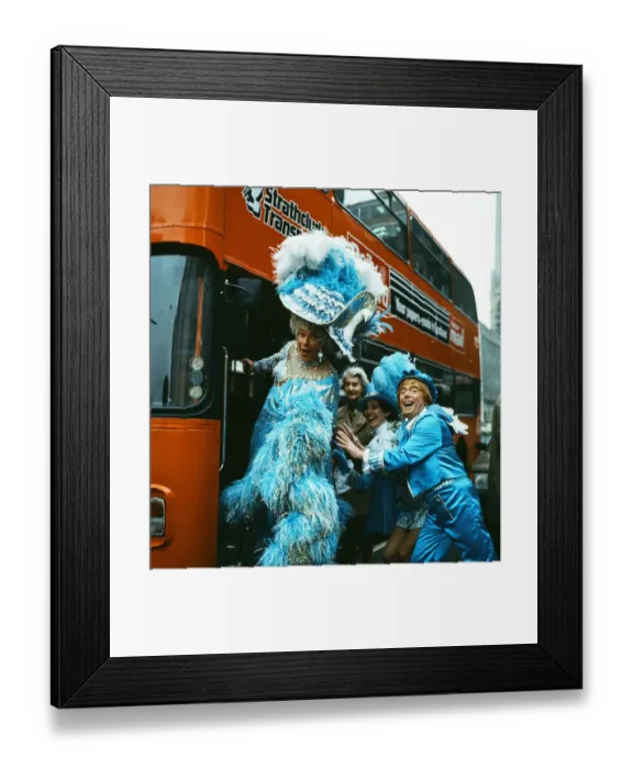 Framed Print : Actor and comedian Stanley Baxter as the Pantomime Dame. November 1983 Framed Print : Actor and comedian Stanley Baxter as the Pantomime Dame. November 1983