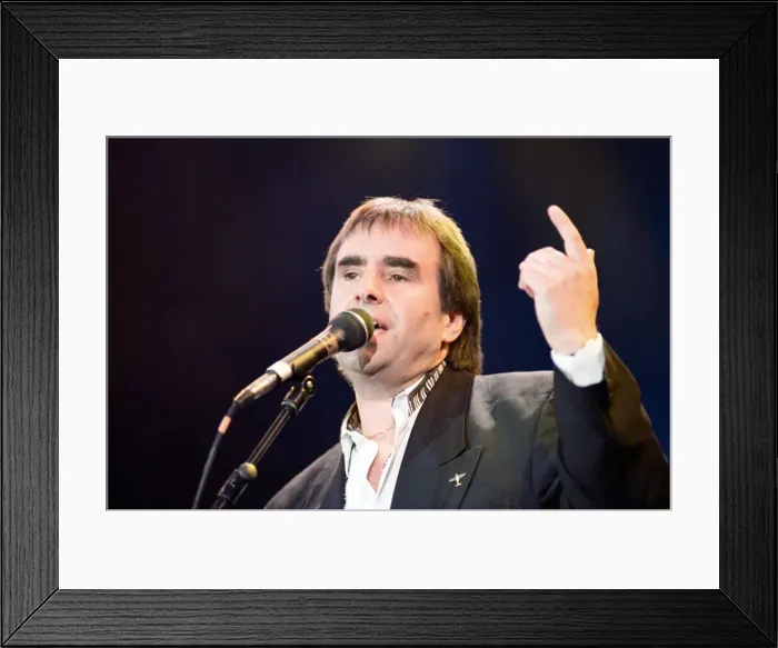 Framed Print : Chris De Burgh performing during The Simple Truth