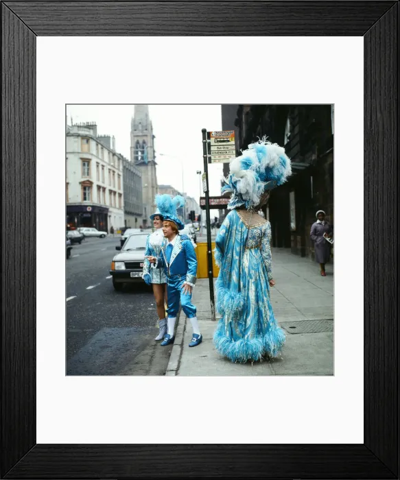 Framed Print : Actor and comedian Stanley Baxter as the Pantomime Dame. November 1983 Framed Print : Actor and comedian Stanley Baxter as the Pantomime Dame. November 1983