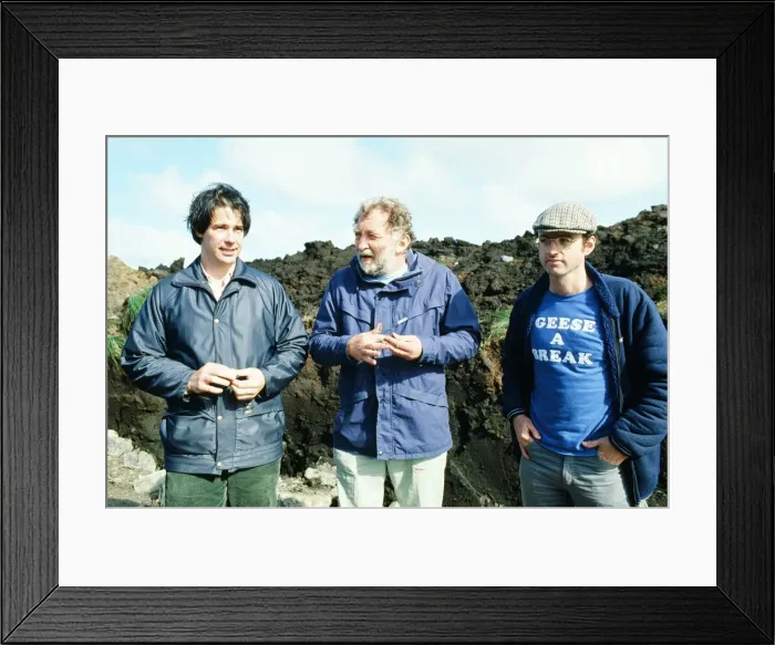 Framed Print : David Bellamy visits Islay, Inner Hebrides. August 1985 Framed Print : David Bellamy visits Islay, Inner Hebrides. August 1985