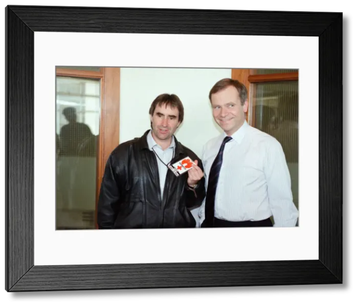 Framed Print : Chris De Burgh and Jeffrey Archer pictured during The Simple Truth Framed Print : Chris De Burgh and Jeffrey Archer pictured during The Simple Truth