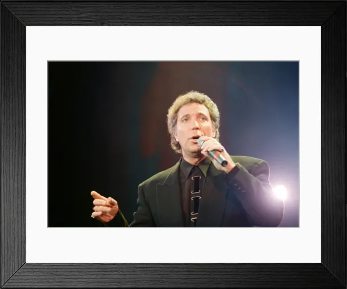 Framed Print : Tom Jones performing during The Simple Truth Framed Print : Tom Jones performing during The Simple Truth