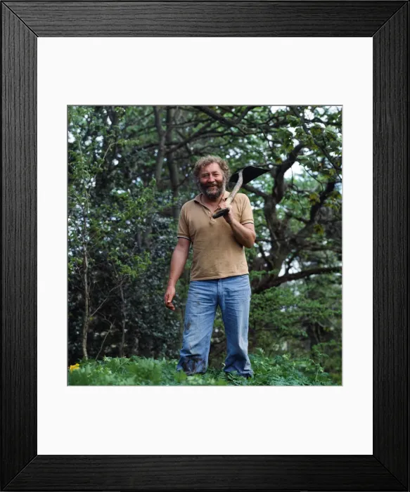 Framed Print : Environmental campaigner David Bellamy. 20th January 1983 Framed Print : Environmental campaigner David Bellamy. 20th January 1983
